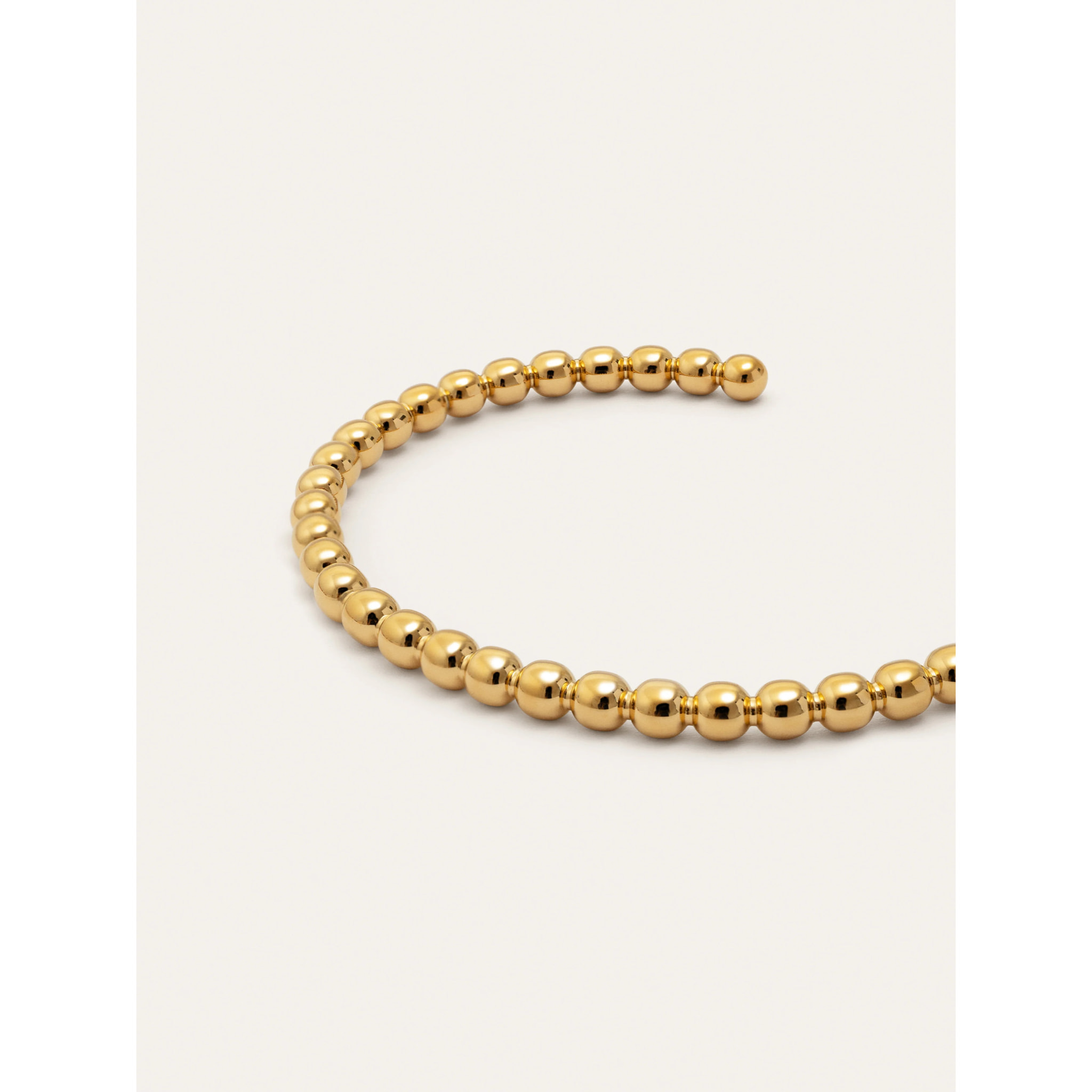 Brazalete Bomb Acero Baño Oro