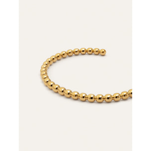 Brazalete Bomb Acero Baño Oro