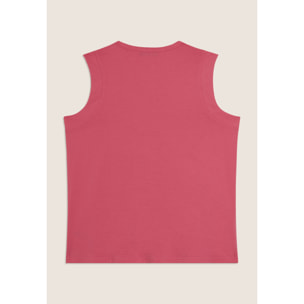 Canotta in Jersey con Logo FREDDY e Scritta "Mood Up"