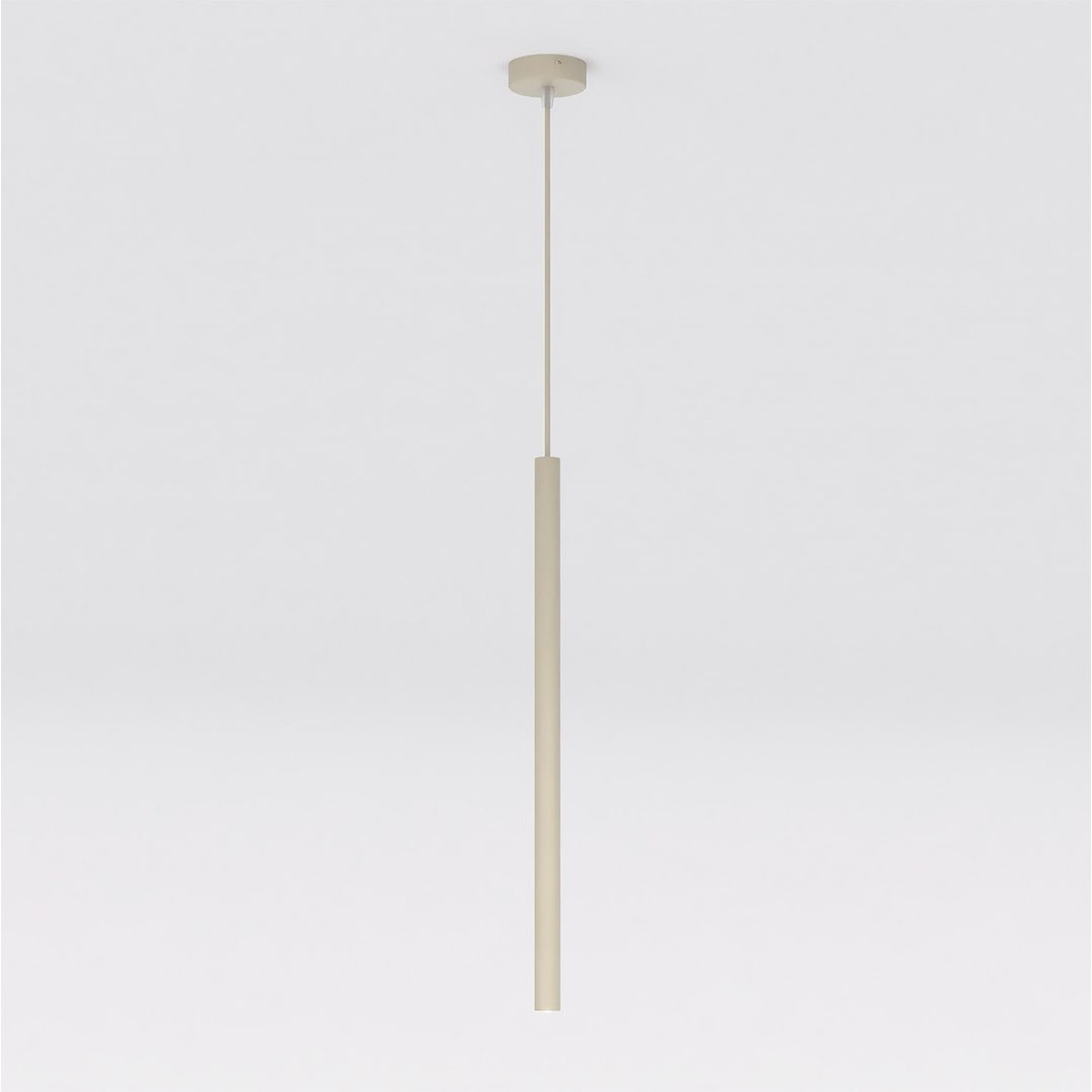 Lampada a sospensione SELTER in acciaio color mokka
