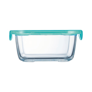 Barattolo ermetico quadrato 38 cl Keep'n Box + Coperchio Lagoon - Luminarc