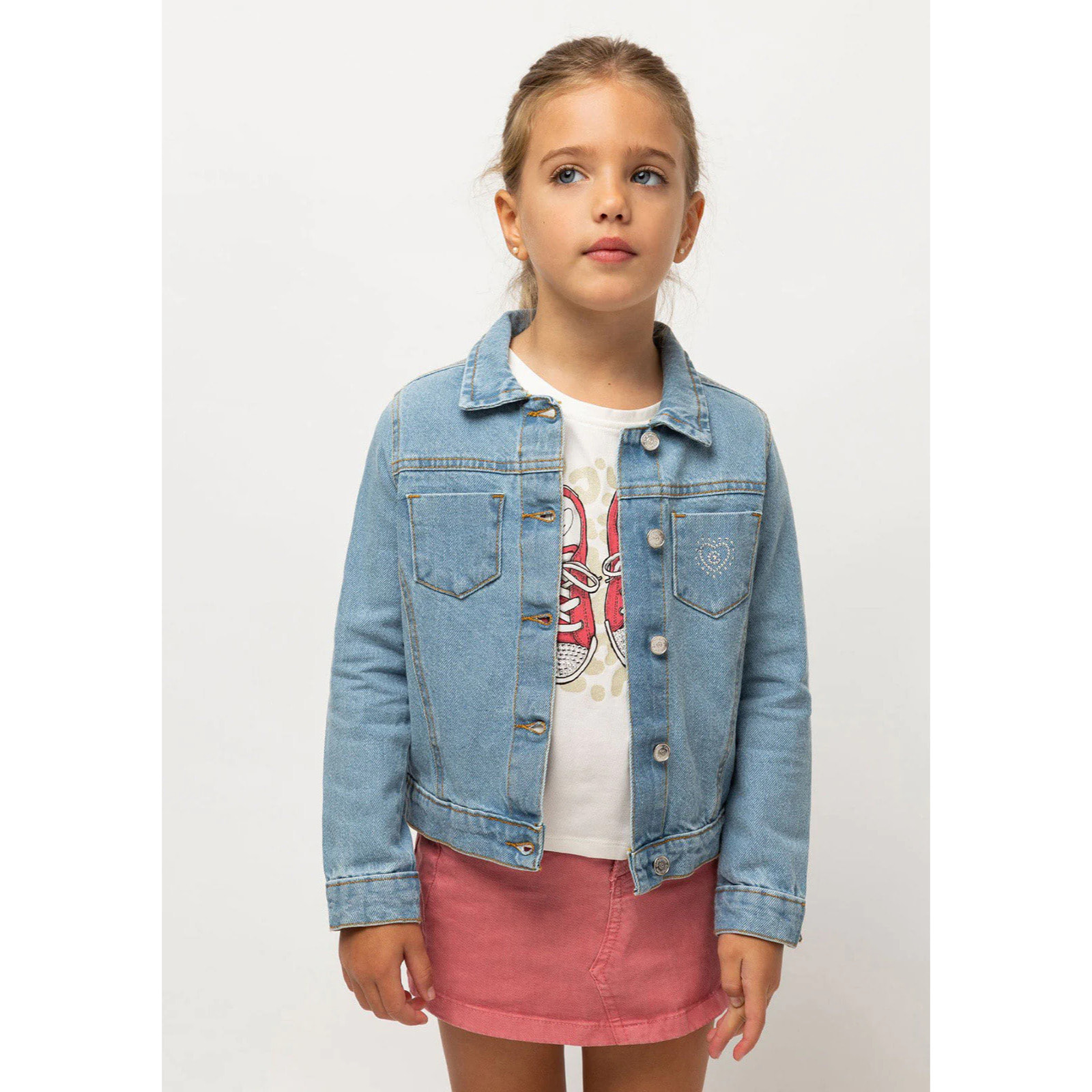 Falda de Niña Mini Rosa