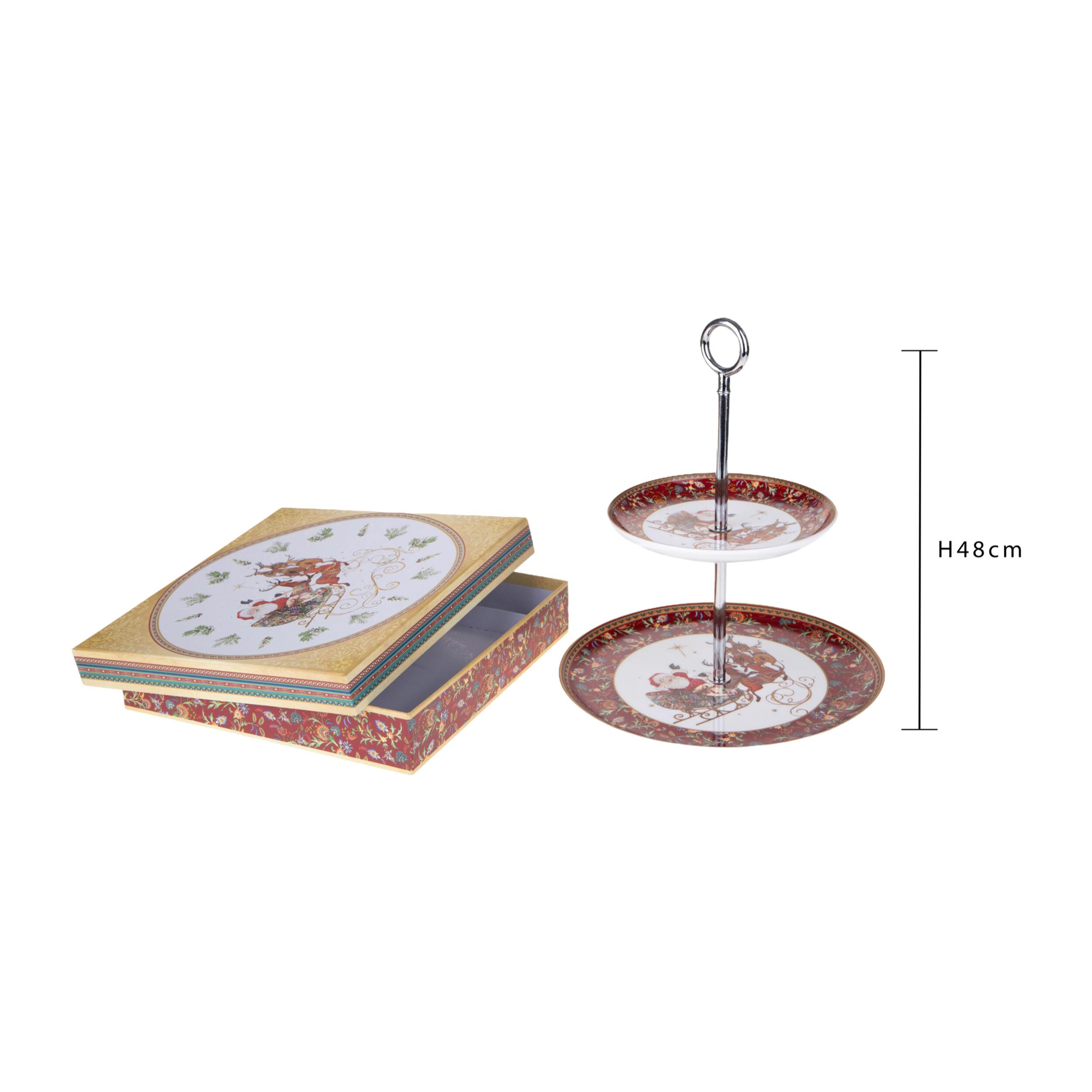 Alzata - Pezzi 1 - 23,3xH48x23,3cm - Bianchi Dino SpA