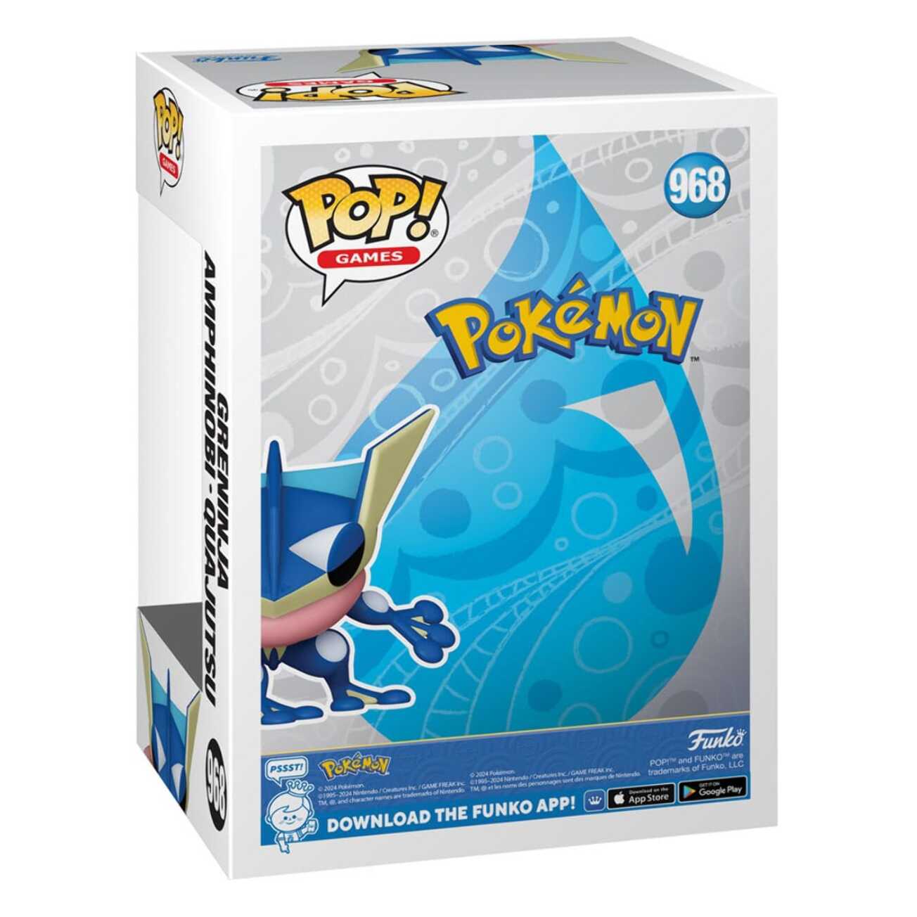 Pokémon Pop! Games Figure in Vinile Greninja (Emea) 9 Cm Funko