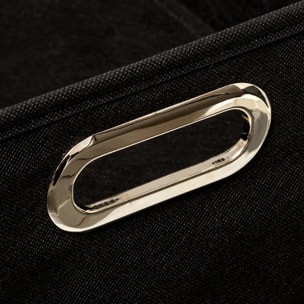 Panier tissu 31x15cm "Mix N' Modul" noir