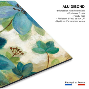 Tableau de fleurs fleur de paon  Tableau alu Dibond