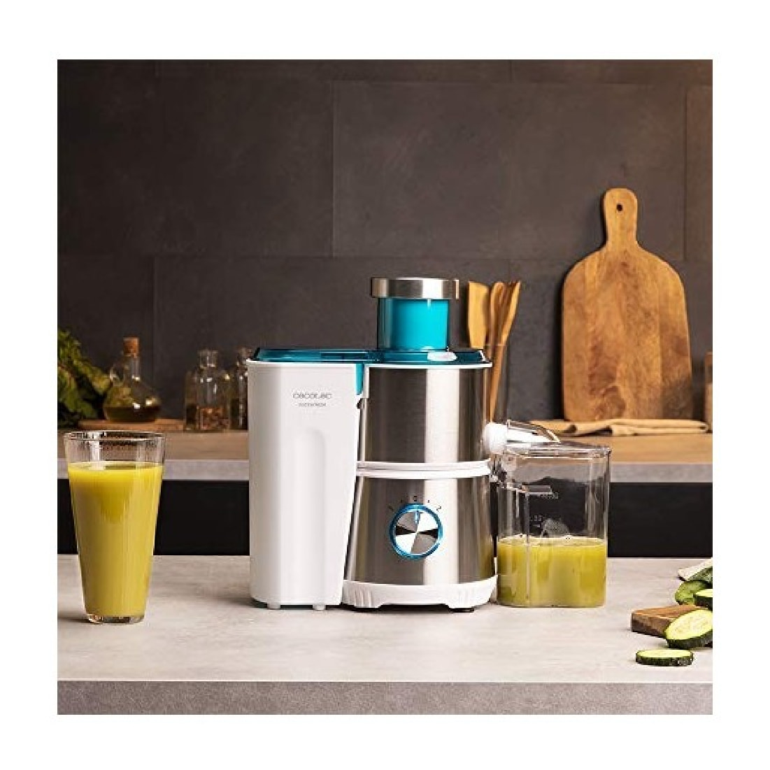 Licuadora Orbital Juice&Fresh 400 Titan White. 400 W, 20000 RPM de Velocidad, Ta