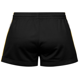Kappa - Pantalones cortos Mujer Negro - 222 Banda Ladytread