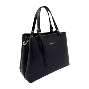 Borsa a Mano Elegante da Donna in Pelle Martellata con Tracolla