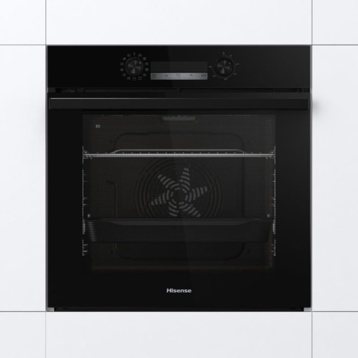 Four encastrable HISENSE BI64213SEPBG - Pyrolyse - Chaleur pulsée - Porte froide - Rails télescopiques