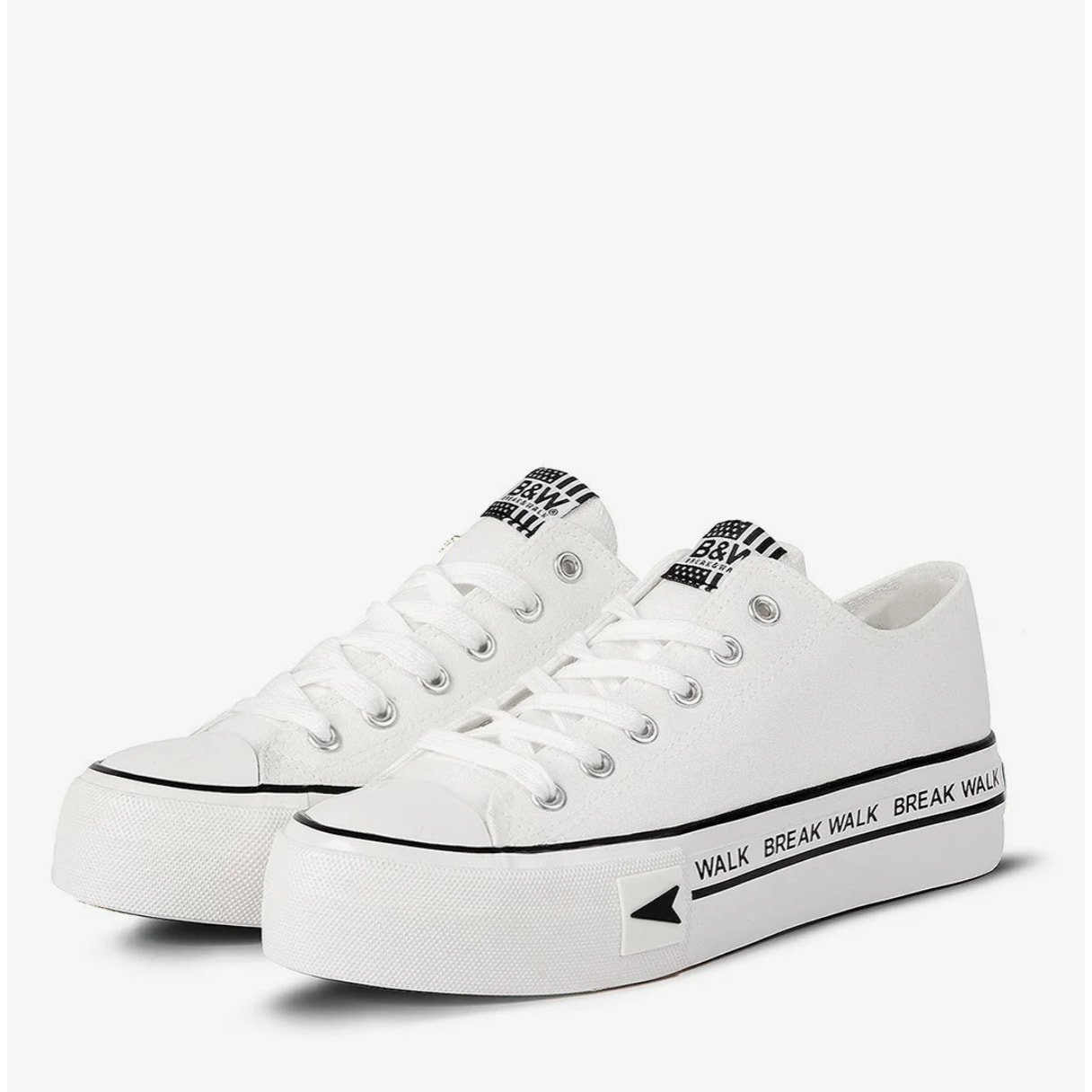 Zapatillas Bajas en Blanco