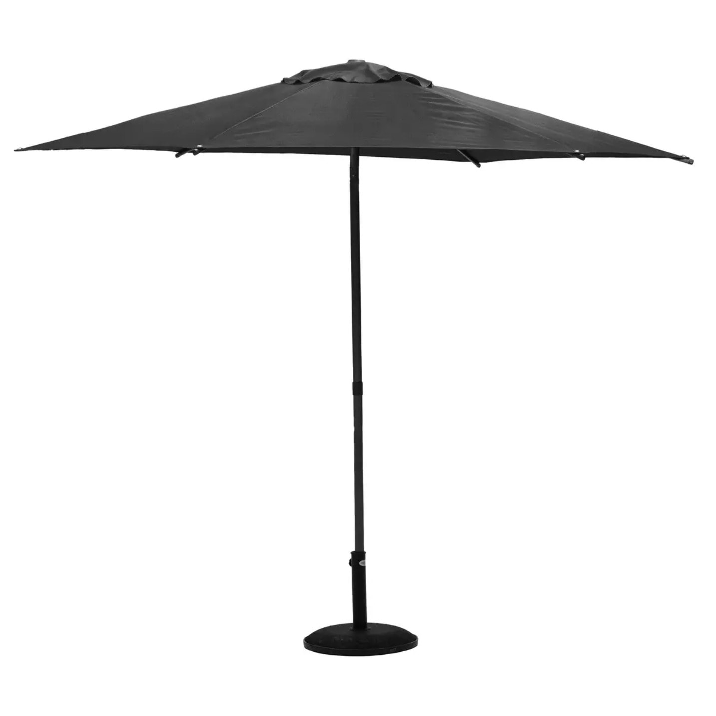 Parasol droit rond Soya Ardoise