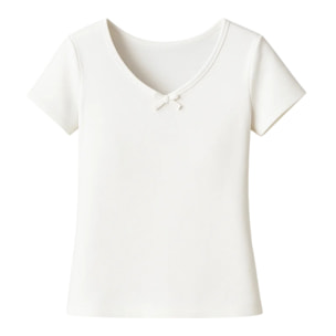 Camiseta Niña M/C Canale 1X1 Blanco Talla 2