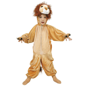 Travestimento Tuta Costume Carnevale Leoncino Bambino