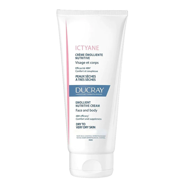 Ictyane - Crème Emolliente Nutrive Visage et Corps 200 ml