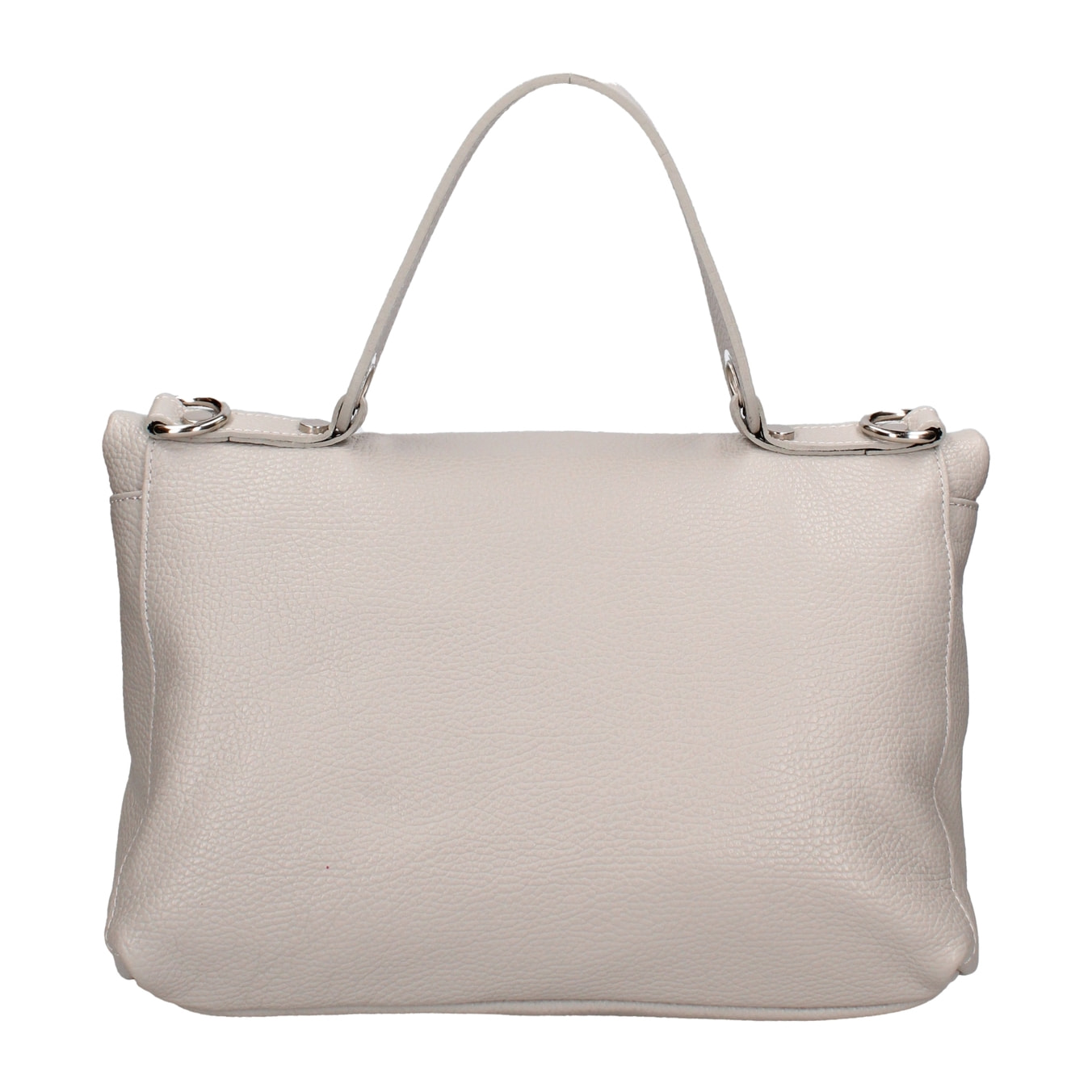 Borsa a spalla convertibile in zaino da donna In Vera pelle Made in Italy 34x21x12 cm