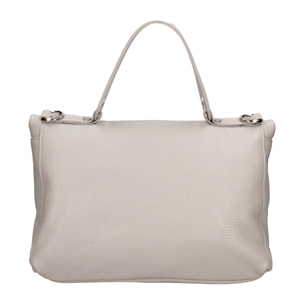 Borsa a spalla convertibile in zaino da donna In Vera pelle Made in Italy 34x21x12 cm
