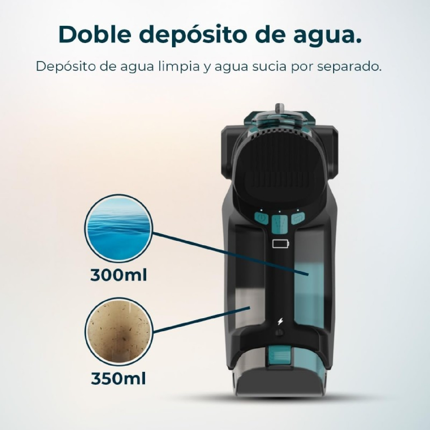 Aspirador de Tapicerias Conga Hand Carpet&Spot Clean 2500, 50W, 3 en 1: Pulveriz