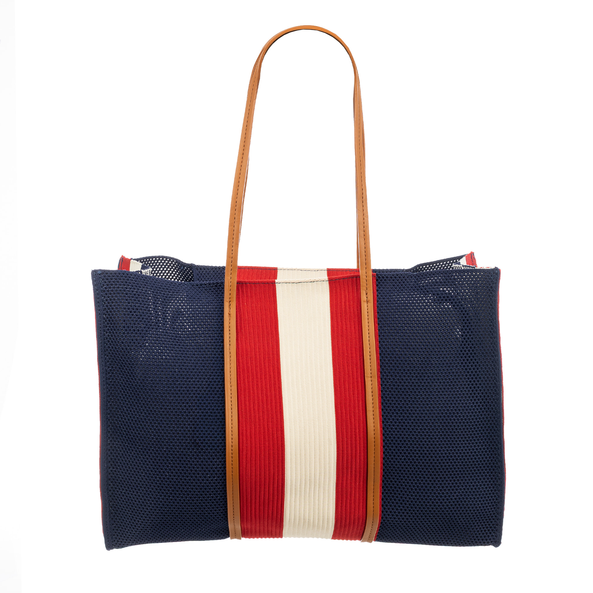 Borbore Bolso shopper Mujer. Fabricado en rafia sintética entrelazada.