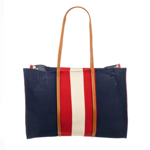 Borbore Bolso shopper Mujer. Fabricado en rafia sintética entrelazada.