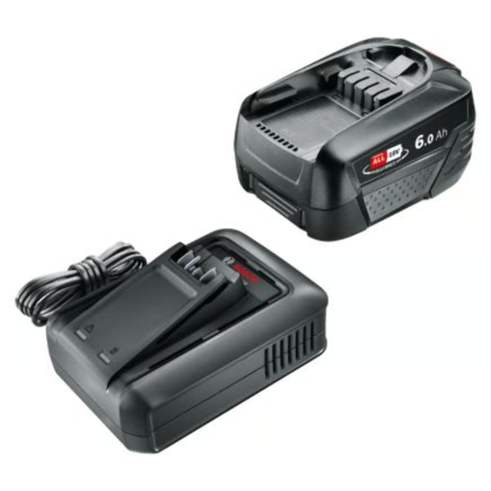 Starter Set 18V - BOSCH VERT - 1 batteries 18V 6 Ah + chargeur - 1600A032A8