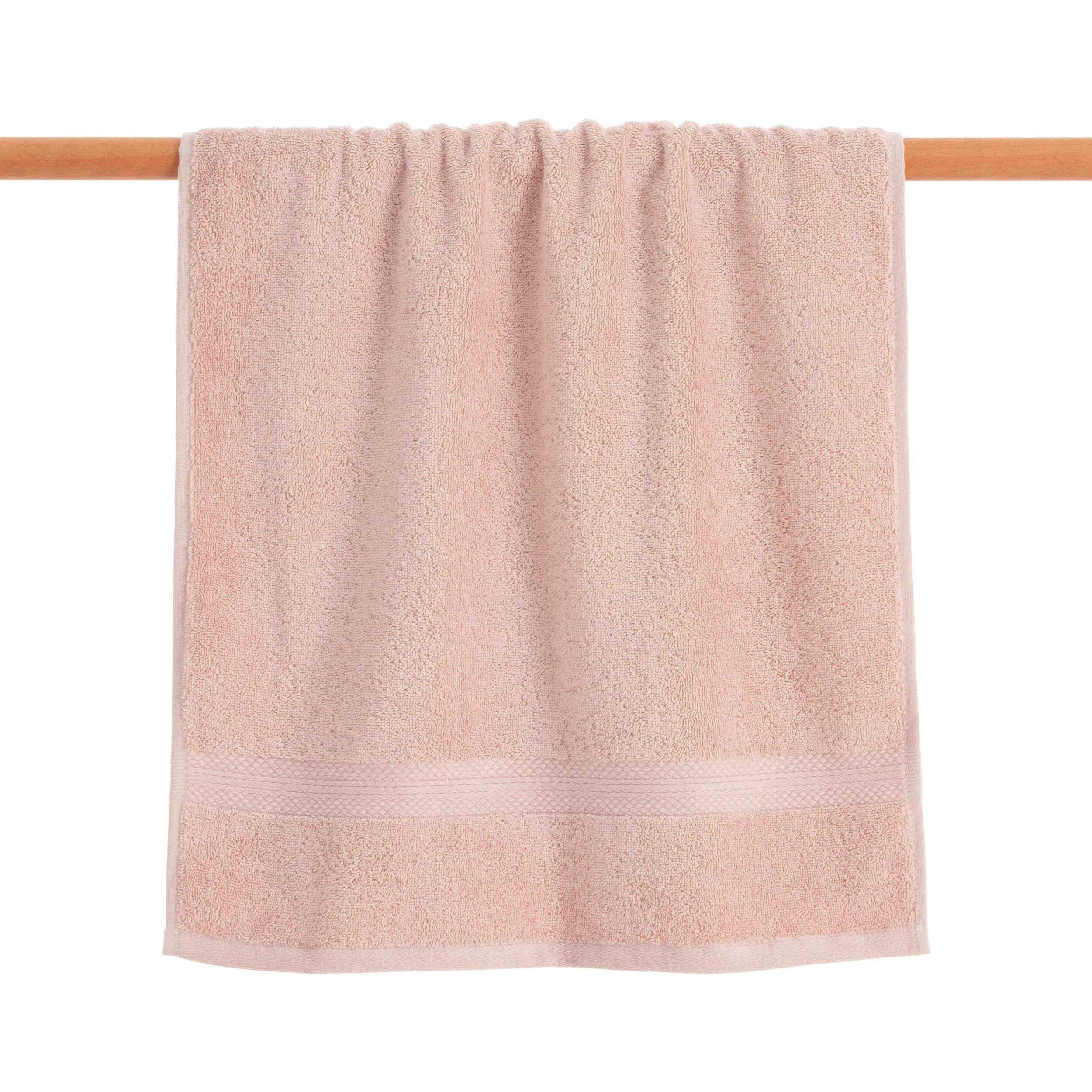 Serviette de bain 100% coton peigné 650 gr Light Pink