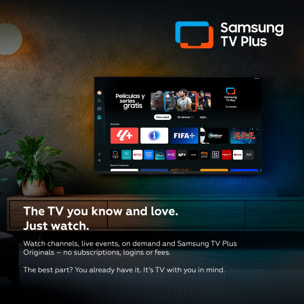 TD Systems - Smart TV 43 pulgadas Qled 4K. Samsung TV Tizen OS 8.0. Sintonizador triple (DVB-T2/C/S2). Televisores con Samsung Smart TV Gaming Hub. Televisión del 2026. Compatible con Prime Video, Netflix, Movistar+, HBO, y más Apps - M43QC22TIZEN