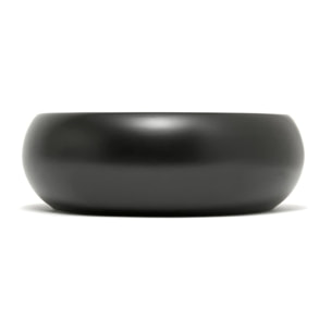 Feel Design lavabo à poser 36x36 cm noir mat sans trop-plein, qualité SAT, (SATUMFEEL3636BKM)