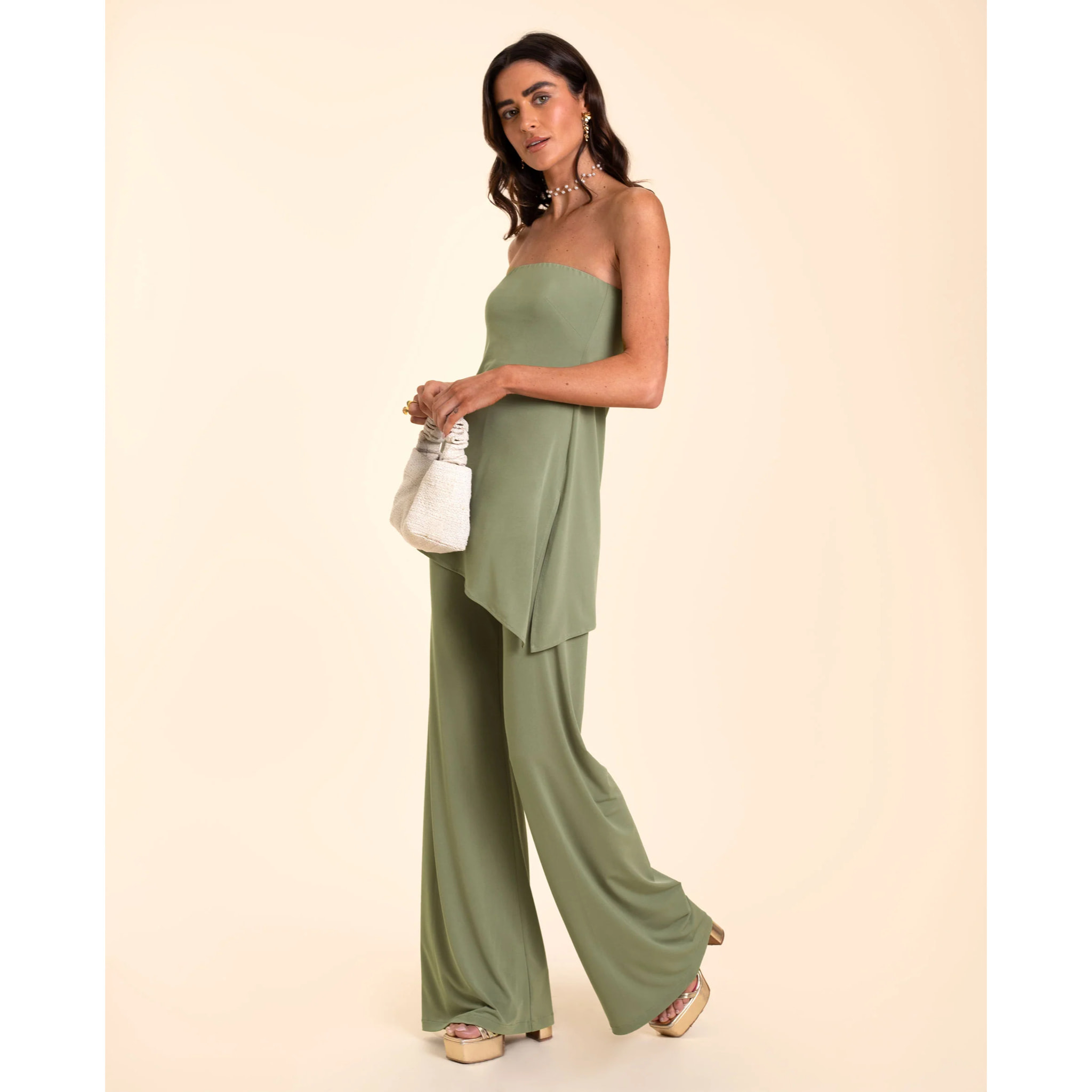 Pantalón de mujer ancho elegante