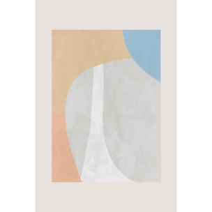 Tableau light beige contempory Tableau plexiglas