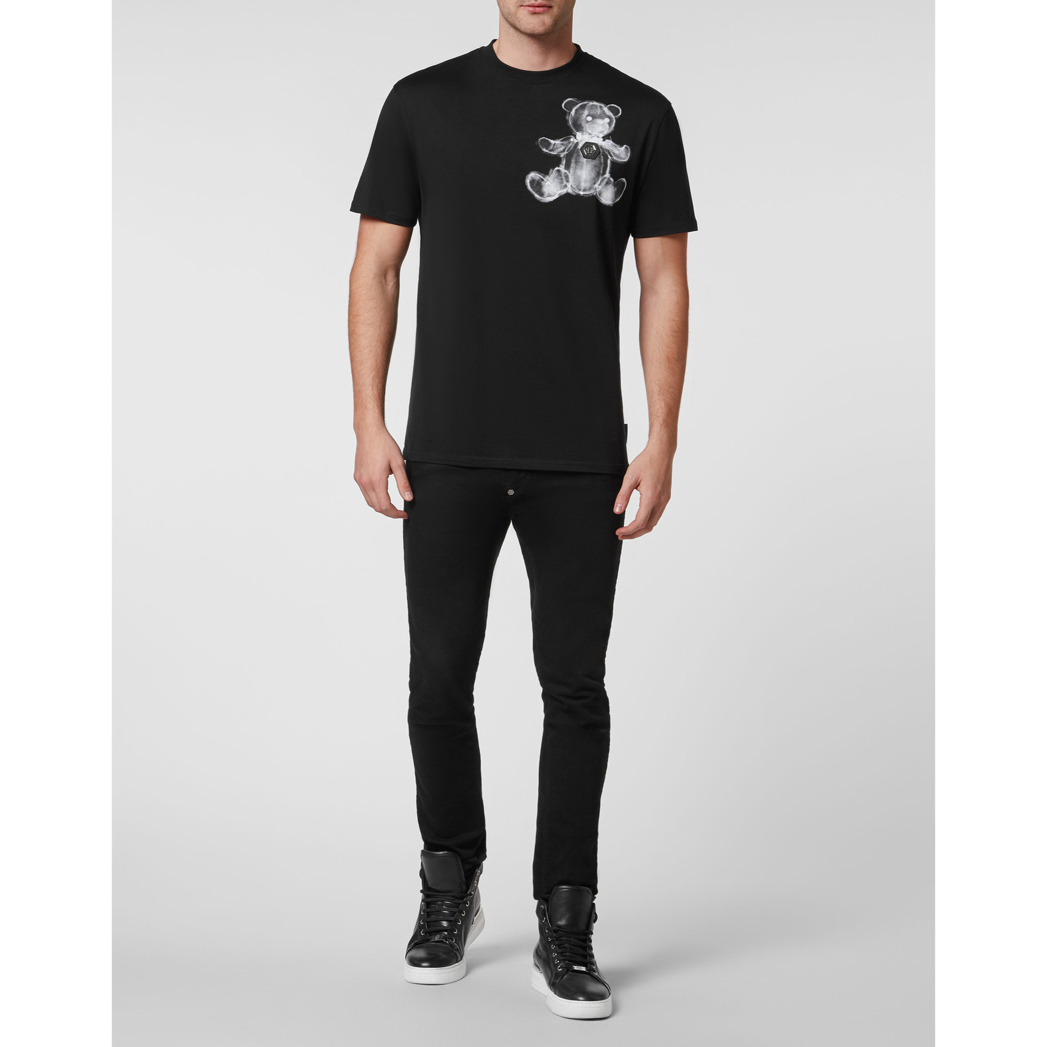 PHILIPP PLEIN T-Shirt Round Neck TEDDY