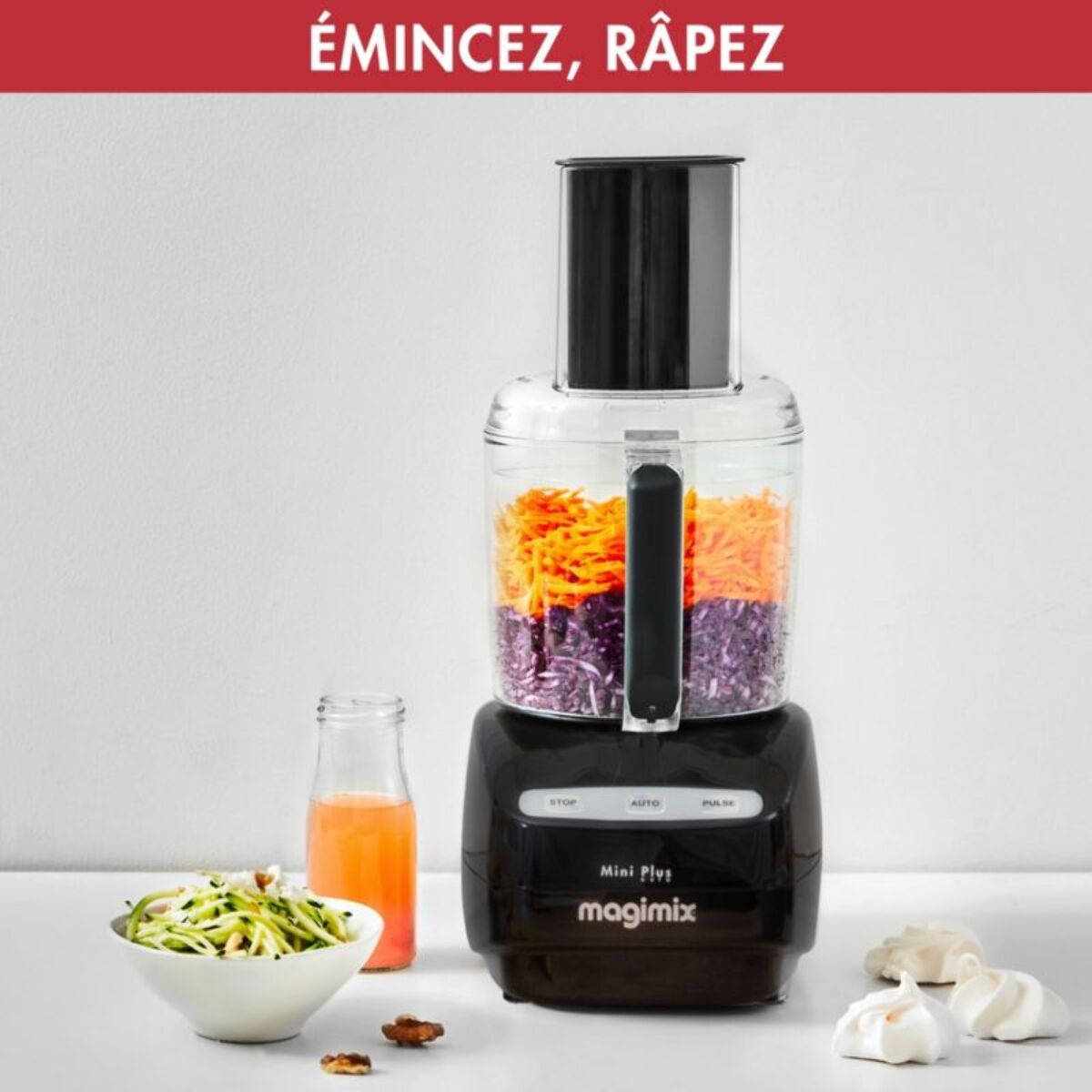 Robot multifonction MAGIMIX 18252F MINI PLUS NOIR