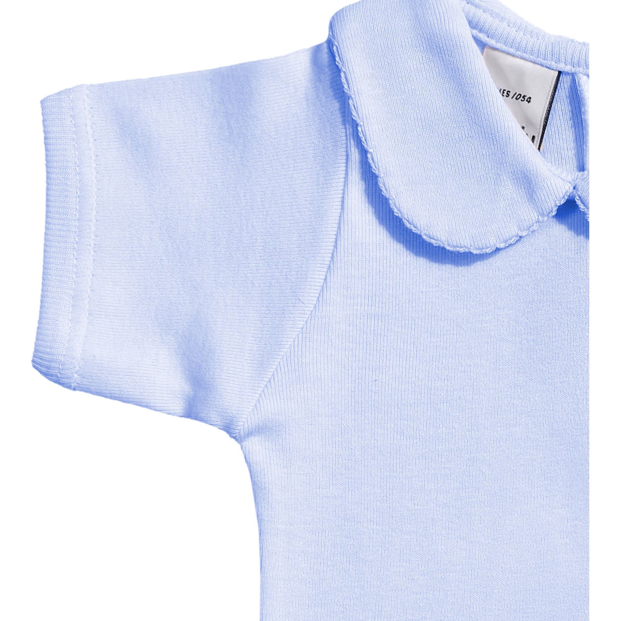 Body bebé manga corta con cuello