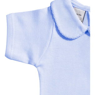 Body bebé manga corta con cuello