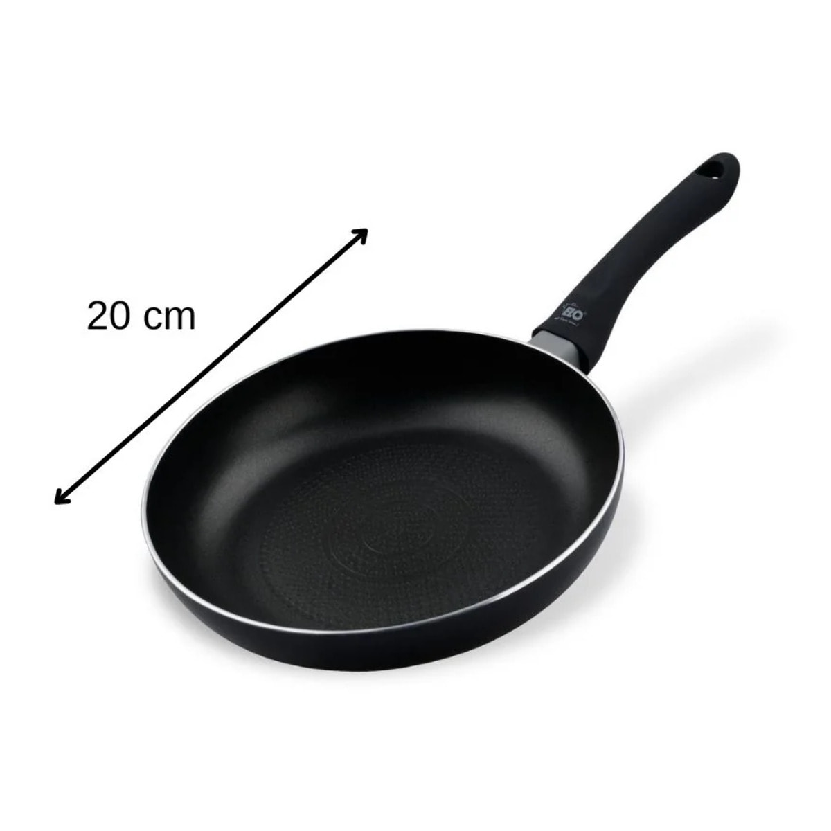 Lot de 2 poêles de cuisine 20 cm et 24 cm fond en nid d'abeille Elo Smart life