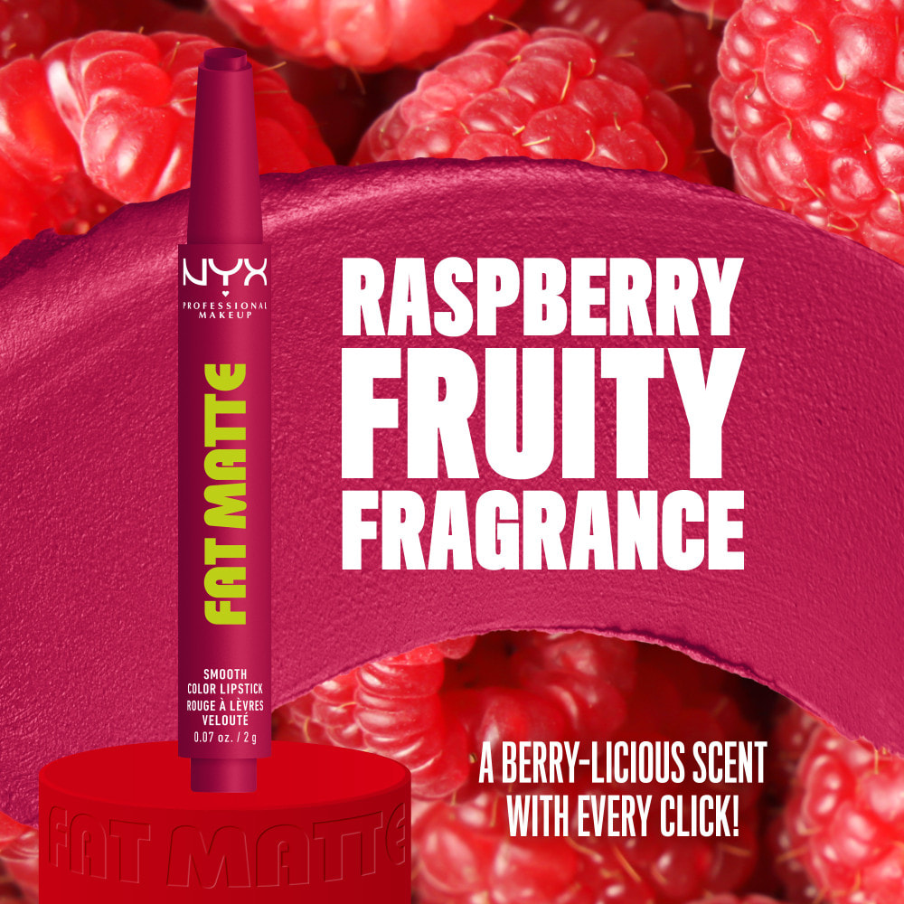 NYX Professional Makeup Fat Matte Rouge à Lèvres Mat Crémeux Hibiscus Hug