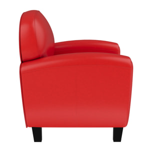 Fauteuil Club rouge