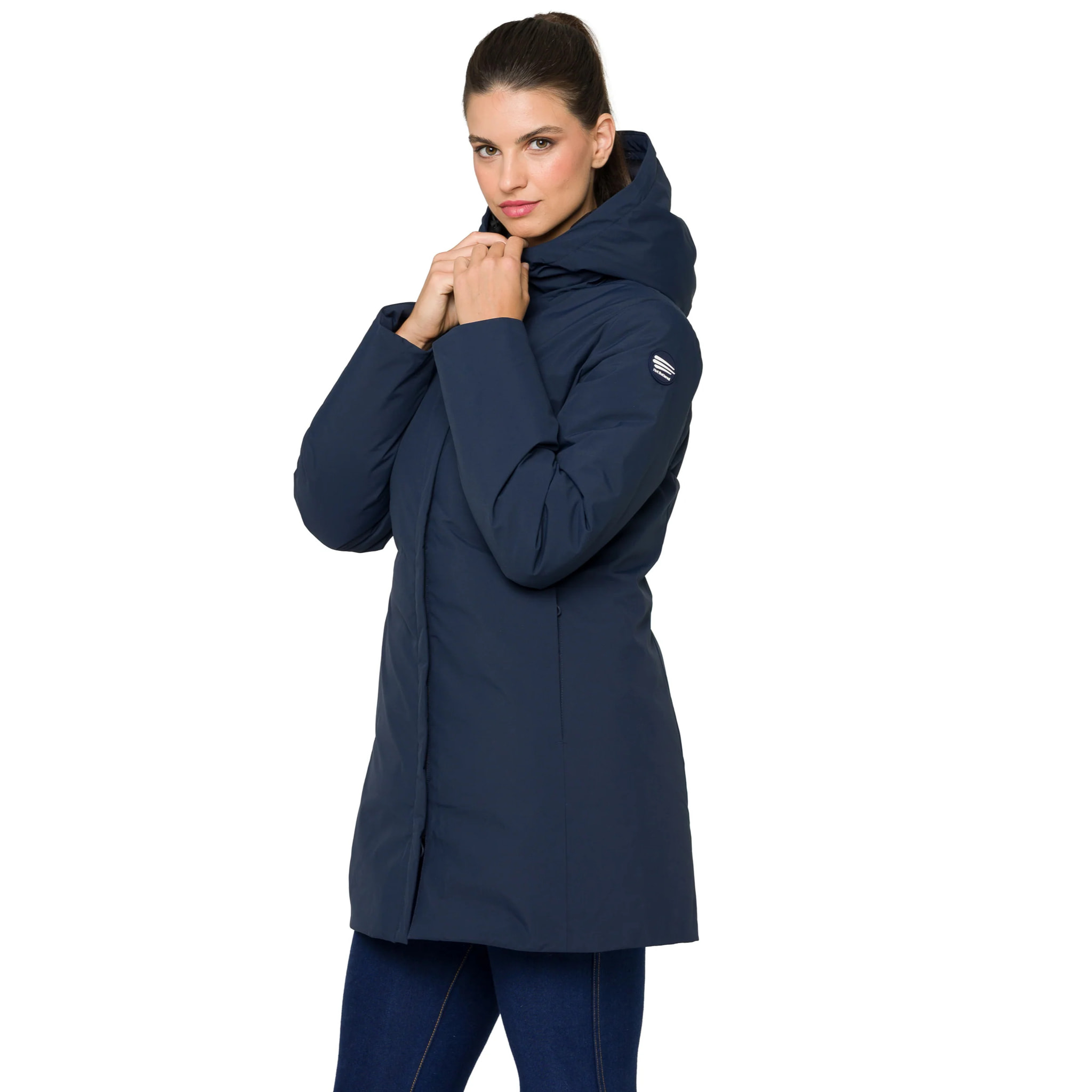 Parka NAKEELA imbottito impermeabile blu navy
