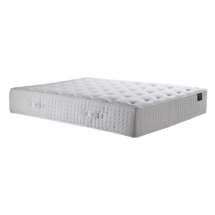 Matelas HÉLIOS à ressorts ensachés, mémoire de forme et latex