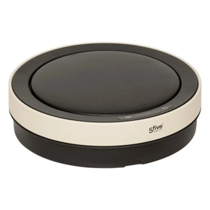 Poubelle automatique "Delta" en métal beige 40L