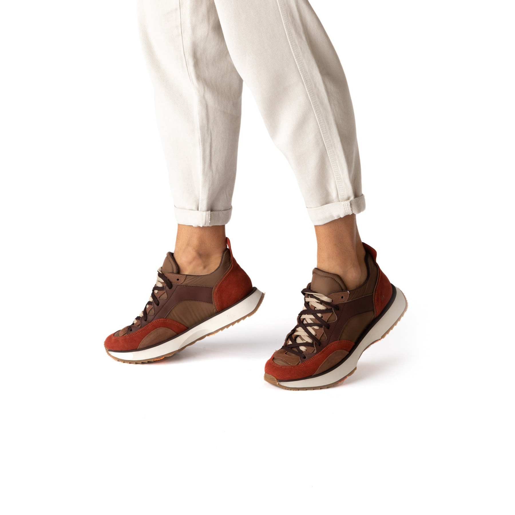 Zapatillas 1781 MULTI LEATHER CALDERA-BROWN/TURIN color Caldera-brown