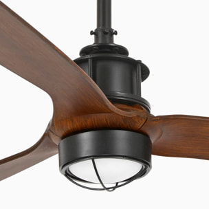 JUST FAN M LED Ventilatore nero/legno DC