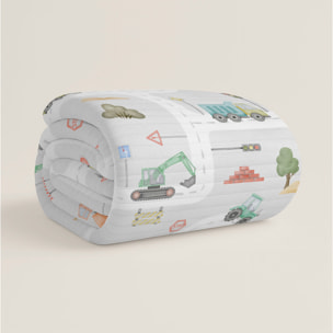 Cool Kids - Colcha Bouti Estampada - 100% Algodón - 70 gr/m² - Road