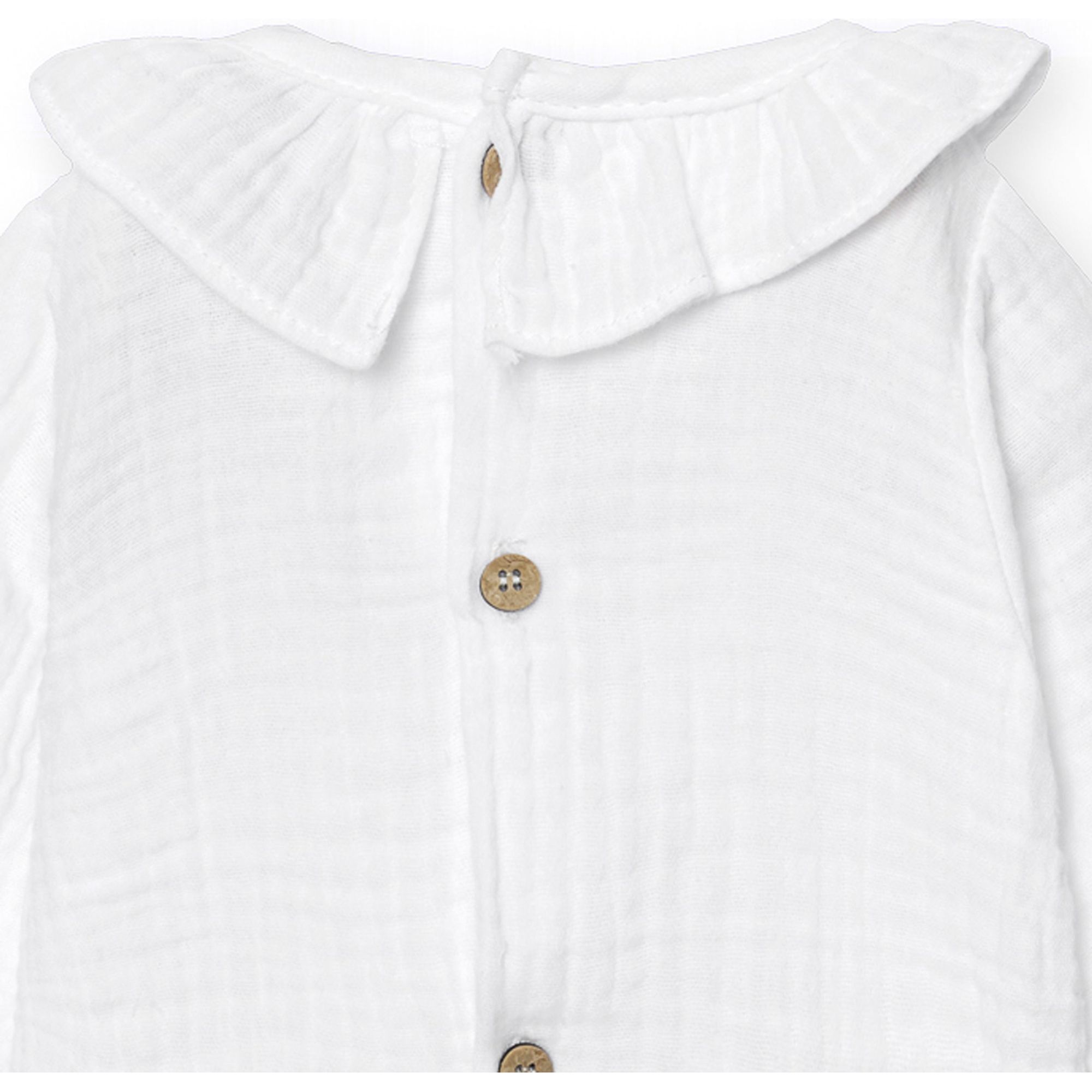 Body bebé manga larga cuello bambula