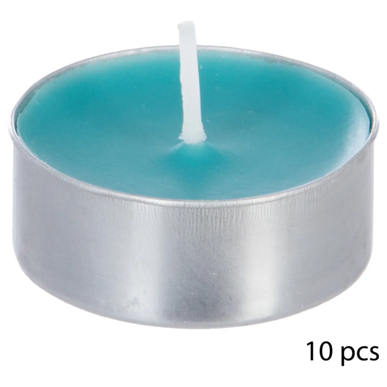 Lot de 10 bougies parfumées - noix de coco - 140g