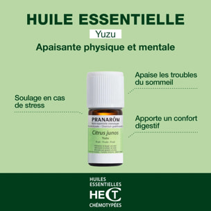 Pranarom - Huile Essentielle de Yuzu - 5 ml