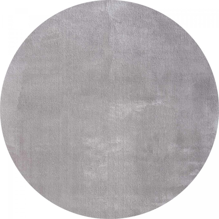 Tapis salon MITA, soft et soyeux, tapis uni à l'aspect Shaggy
