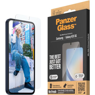 Protège écran PANZERGLASS Samsung A35 Ultra-Wide Fit