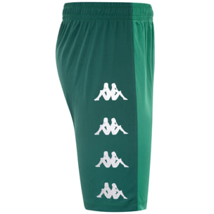 Kappa - Pantaloni Corti Bambino Verde - Kappa4Soccer Delebio