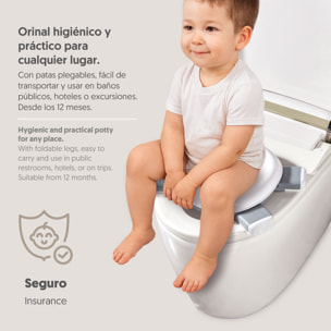 Orinal Bebe Portátil 2 en 1 | Reductor WC Portatil Niños